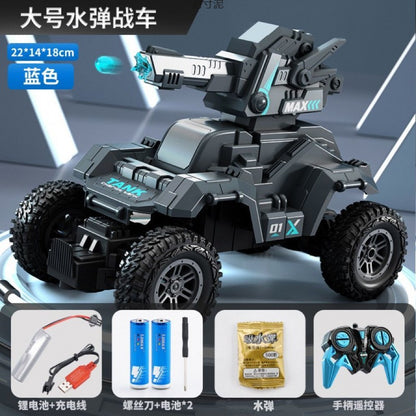 Children's remote-controlled electric tank four-wheel drive off-road toy car 2