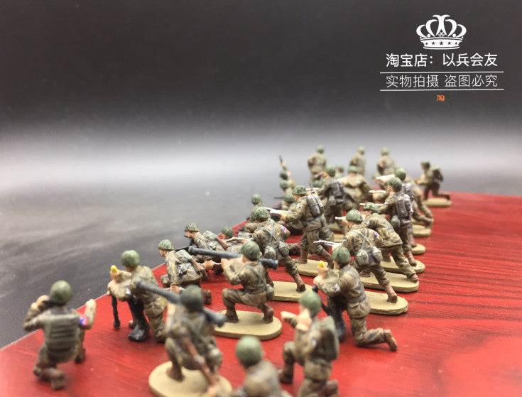 1/72 28Pcs World War II US Soldier Model