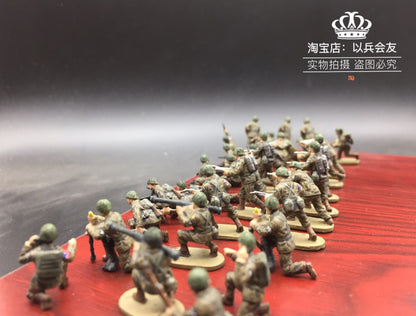 1/72 28Pcs World War II US Soldier Model