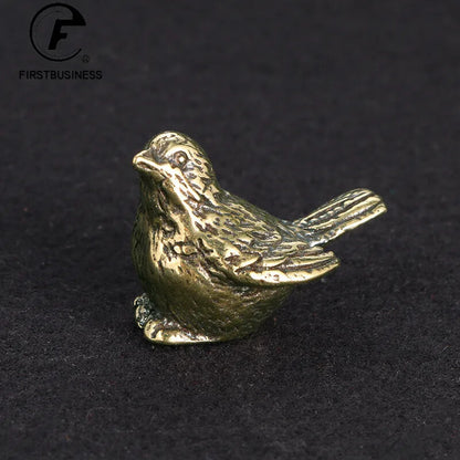 Bronze Statue Tea Pet Table Home Decoration Retro Craft Handmade Gift Collection