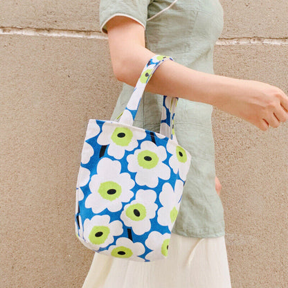 Fashion Colorful Elegant Canvas Unikko Poppy Tote Bag,Shopping Bag For Her