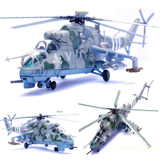 1/72 PANZERKAMPF Mi-24 V Zaporozhye 2022 14005PF Static Aircraft Model Gift