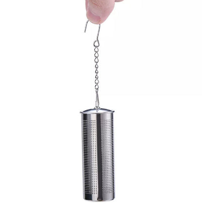 2 Pcs Stainless Steel Tea Infuser & Strainer Fine Mesh Tea Ball With Chain Hook