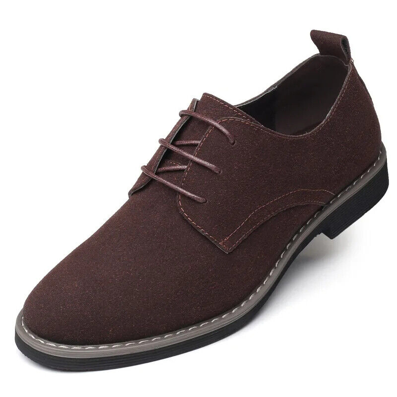 Men Suede Shoes Blue Shoes Men Flats Men Sneakers Casual Men Shoes