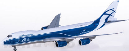 1:400 JC Wings AirBridgeCargo BOEING 747-8F Passenger Airplane Diecast Model