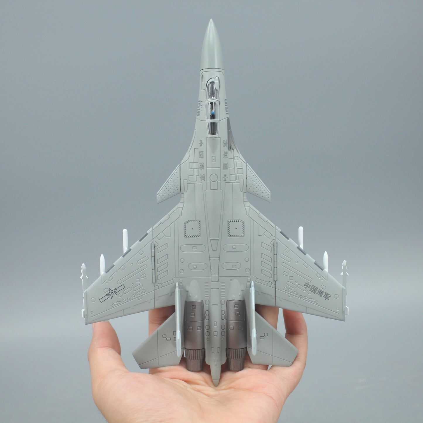 1:100 J-15T Carrier-based Fighter Jet Airplane Diecast Military Aircraft Model
