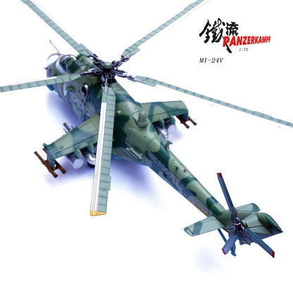 1:72 Panzerkampf Mi-24V Sudden attack on Kyiv 2022 Helicopter Diecast Model