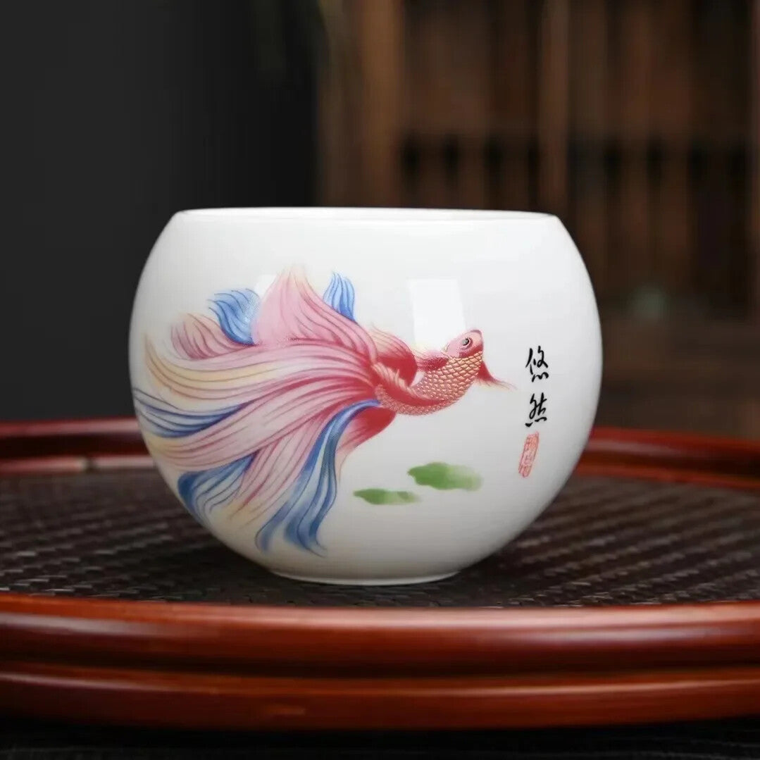 150ml Retro Handmade Tea Set Ceramic Teacup Accessories Porcelain Master Cup