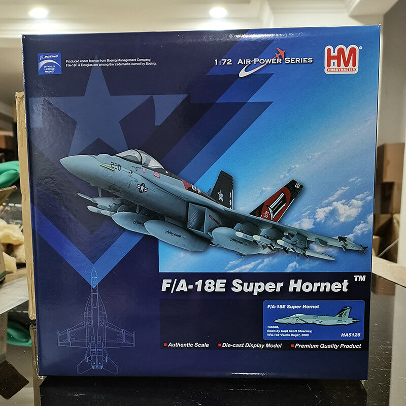1:72 HM F/A-18E Super Hornet VFA-143 "Pukin Dogs", 2009 Fighter Diecast Model