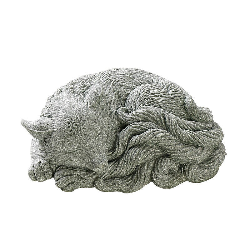 Creative New Chinese Nine Tailed Spirit Fox Tea Pet Decoration