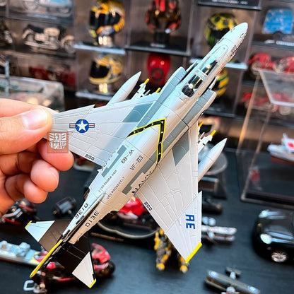 1:100 US F4C Phantom Fighter Alloy Aircraft Model