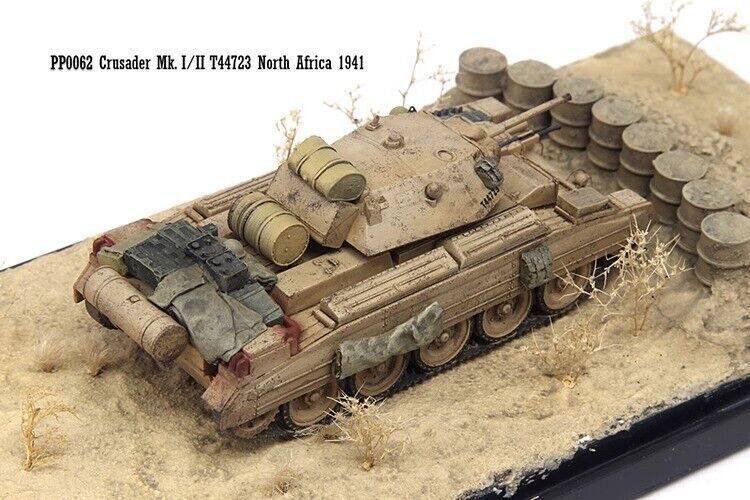 S-Model 1/72 PP0062 Crusader MK.Ⅰ/Ⅱ T44723 Tank North Africa 1941 Model+platform