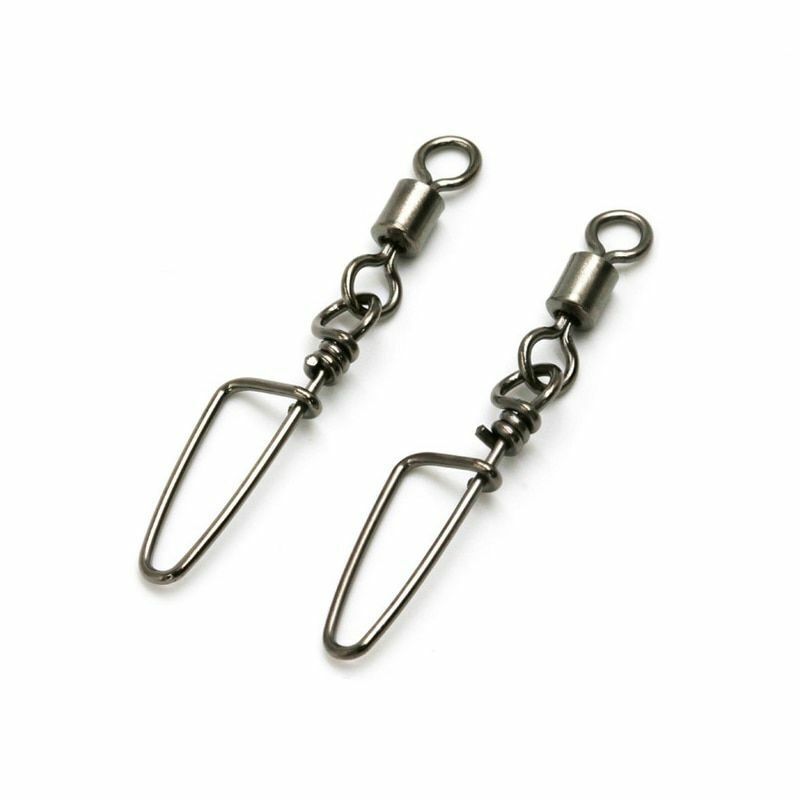 Swivel Hooks Snap Lure Fishing 1000pcs Stainless Steel Connector Rolling Tackles