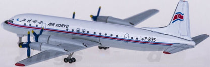 1:500 Herpa AIR KORYO Ilyushin Il-18 Passenger Airplane Diecast Aircraft Model