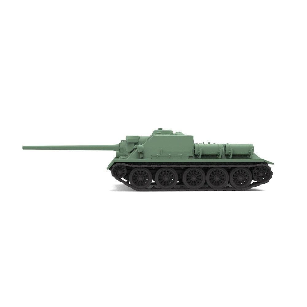 SSMODEL SS144753 1/144 Military Model Kit Soviet SU-100 Tank Destroyer