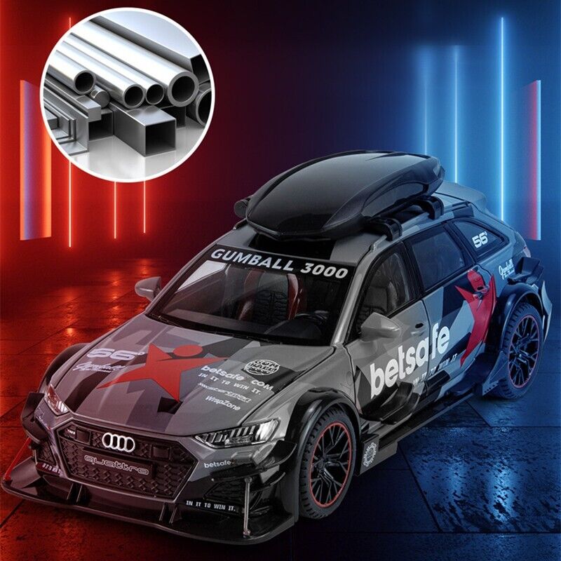 1:24 Audi RS6 Avant Station Wagon Diecast Model Car Toy Vehicle Collection Gift