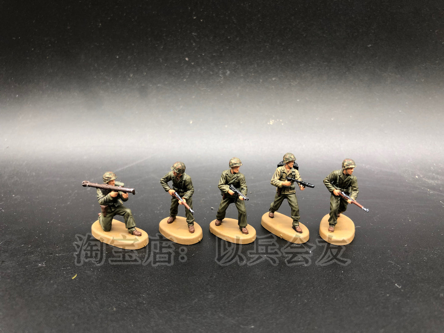 1: 72 5Pcs World War II United States Marine Corps Soldier Model