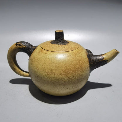 Chinese Yixing Zisha Clay Handmade Exquisite Teapot（松针壶 底款：汪寅仙 ）