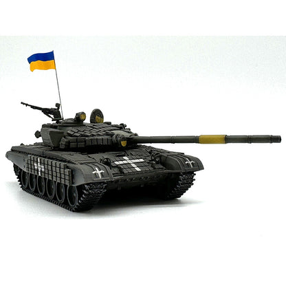 1:72 ARTISAN Ukraine T-72 Main Battle Tanks Plastic Diecast Military Armor Model