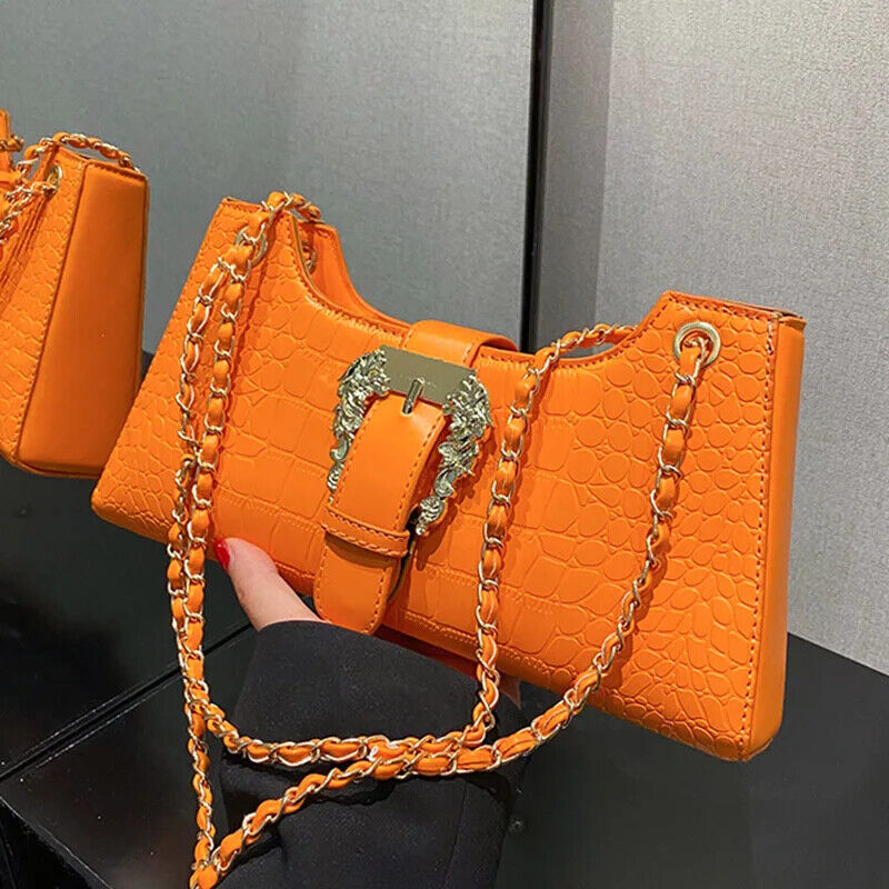 Women's Pattern Chain Shoulder Bags Handbags Bags Clutch Blue Green Bags
