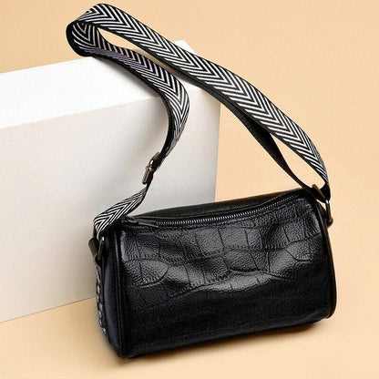 Handbag Genuine Leather Stone Vintage Punk Shoulder Bags Messenger 23*15*12 CM