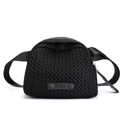 Shoulder Bag Small Solid Crossbody Bag Black Travel Purse Luxury Handbag Zipper