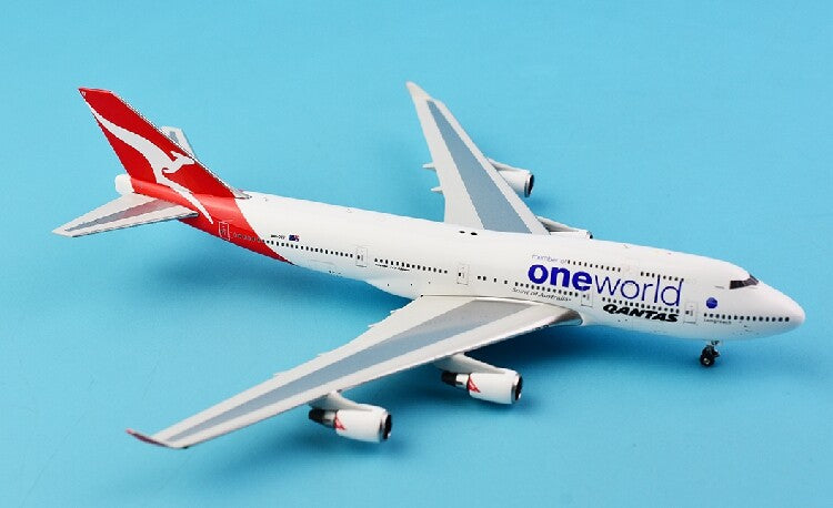 Phoenix QANTAS B747-400 ONE World VH-OEF 1/400 diecast plane model aircraft