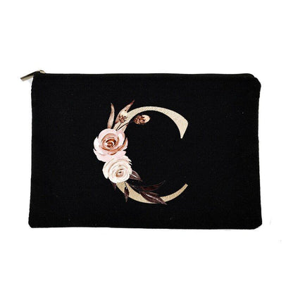 Makeup Bag Letter Print Traveling Case Organizer Storage Pouch Purse 14*22*14 CM