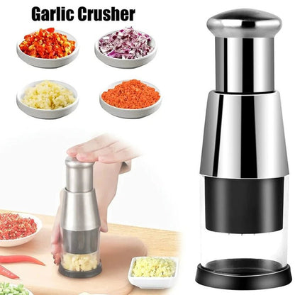 Manual Garlic Press Machine Kitchen Squeezer Tool