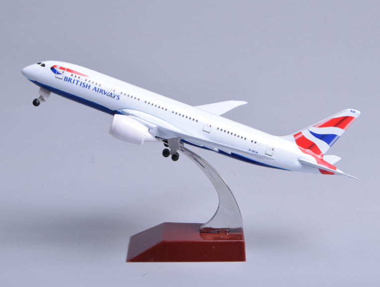 20CM BRITISH AIRWAYS BOEING 787 Passenger Aircraft Plane Diecast Airplane Model