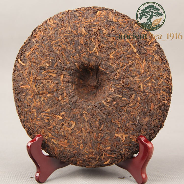 357g Spring Tea Golden Sprout Ripe Tea Pu Erh Tea Cake