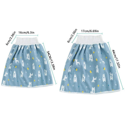 Baby Waterproof Diaper Skirt Leak-Proof Reusable Nappy