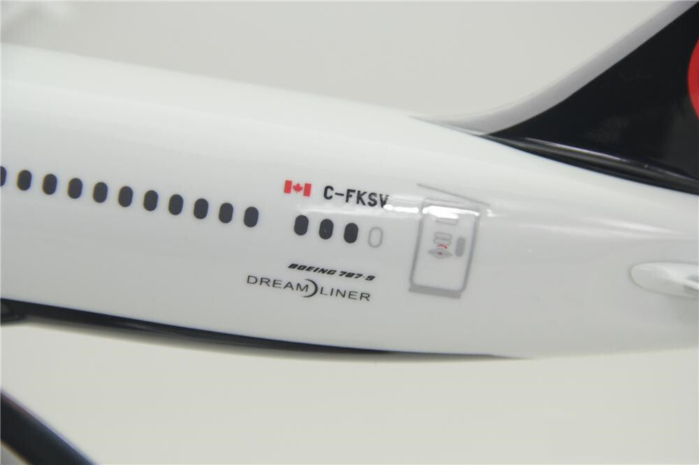 43CM AIR CANADA BOEING 787 C-FKSV Passenger Airplane Resin Aircrarft Plane Model