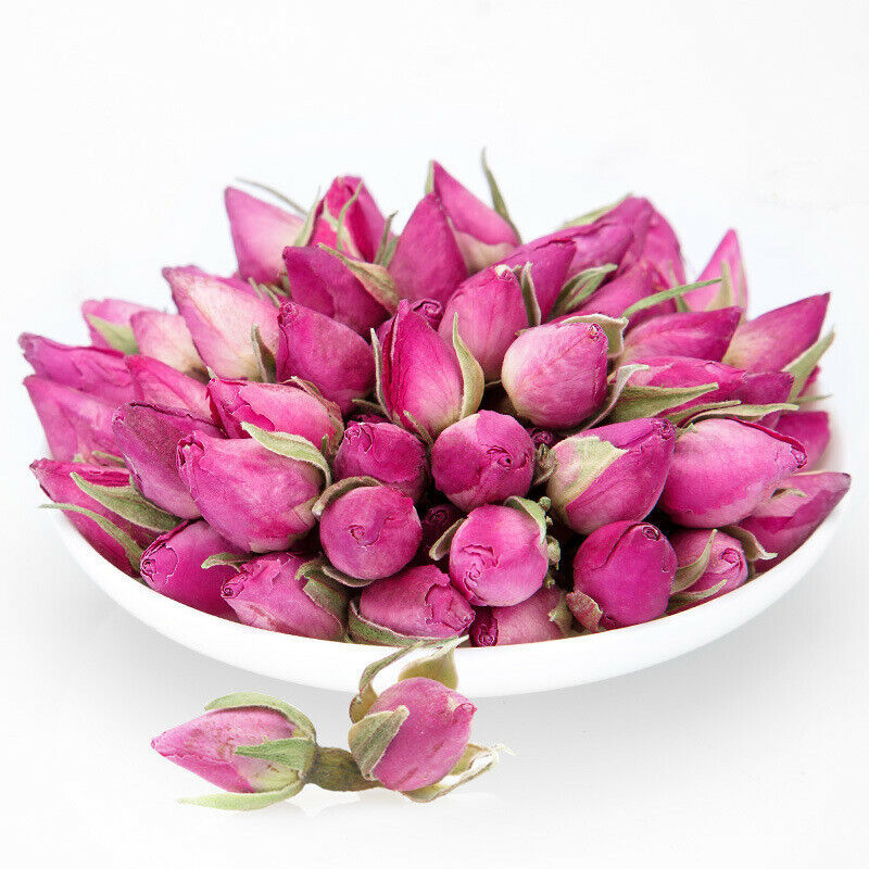 Dried Rose Buds Tea Organic First Class Fragrant Flower Tea Healthy Drink 50g