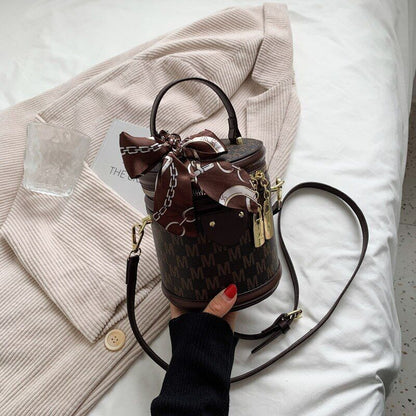 Tote Bucket Bag PU Leather Women's Designer Handbag Shoulder Bag
