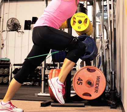 Latex Resistance Bands with Tube Ankle Straps - Leg and Abdomen Workout Exercise