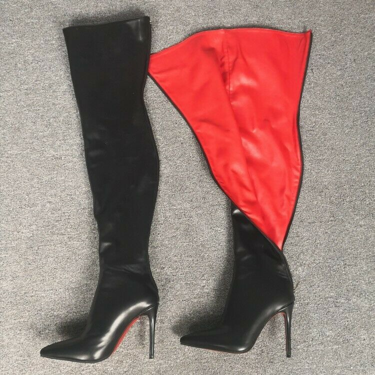 Custom-made Ladies Overknee High Boots Stilettos High Heel Nightclub Pointed Toe