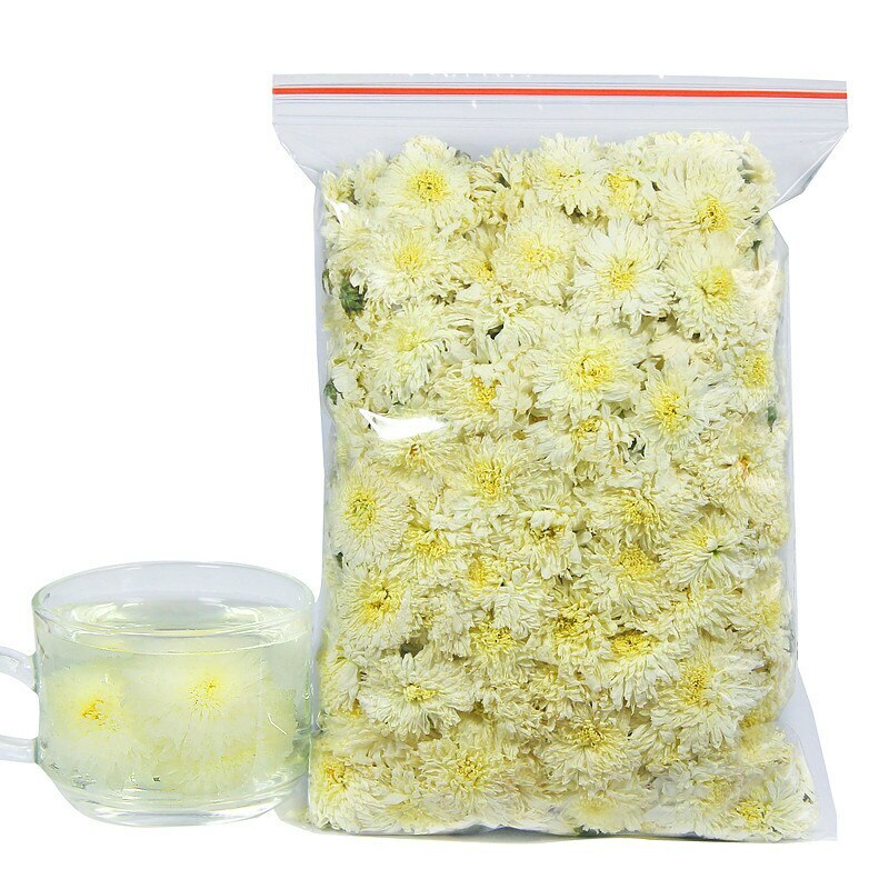Chinese Premium Huang Shan White Tribute White Chrysanthemum Tea 500g