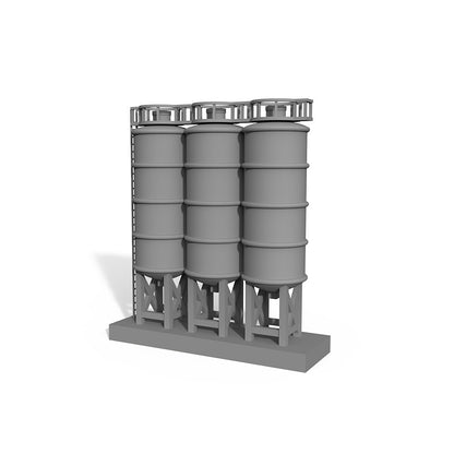 LYT160165 1/160 10mm N Scale Miniature Factory Building Kit Oil Gas Storage Tank