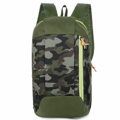 Sports Camouflage Travel Mountaineering Bag Zipper Belt Men Ladies Children