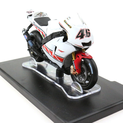 1/18 For YAMAHA YZR-M1 46 Valencia 2005 Motorcycle Finished Model Toy Gift
