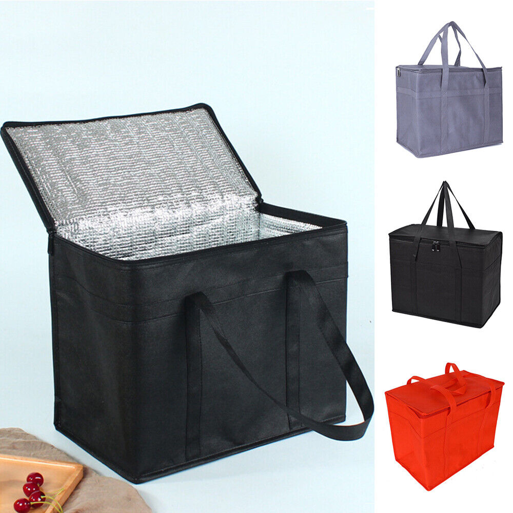 Insulated Lunch Bag Thermal Cooler Drink Case Cool Food Bag Box Picnic Camping ಇ