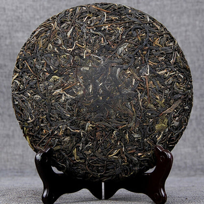 Top Tea Nannuo Mountain Ancient Tree Raw Puer Pure Material Shen Puerh Tea 357g