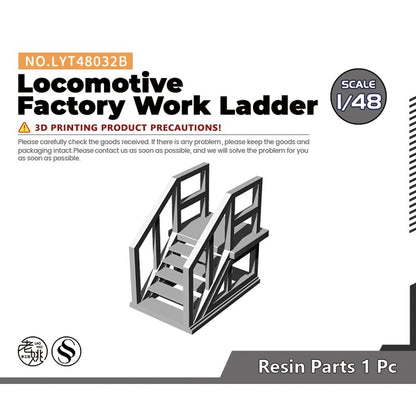 Yao's Studio LYT48032B 1/48 Locomotive Factory Work Step For Scene Model