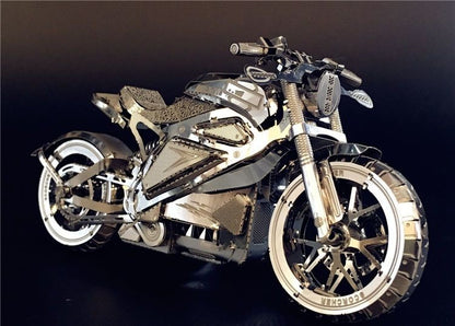 3D Metal Puzzle Avenger Motorcycle DIY Model Kit Adult Hobby 12.8cm