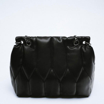 Bag High Quality Leather Chain Messenger Bag Handbag Bag Ladies Bucket Bag 1 PC