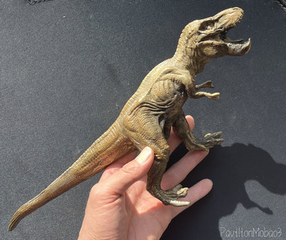 Brass Dinosaur Figurine Feng Shui Statue Animal Wild Beast Decor