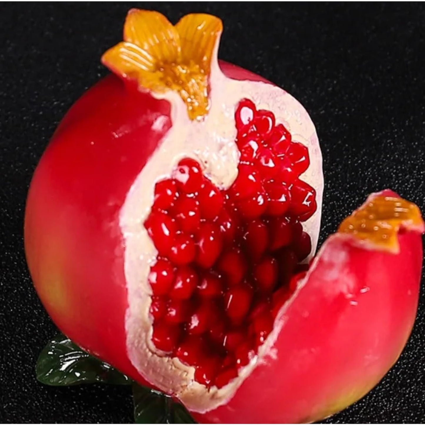 Color Changing Tea Pet Pomegranate 6.6cm Desktop Ornaments Tea Play Tea Ceremony