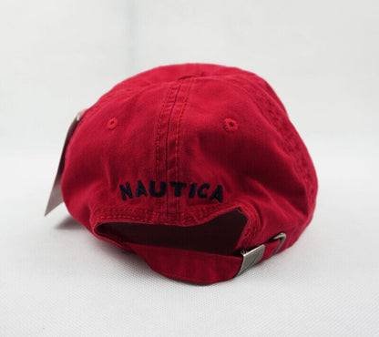 Nautica Hat Men's Unisex Sport Baseball Cap Hot New Red 100% Cotton Adjustable