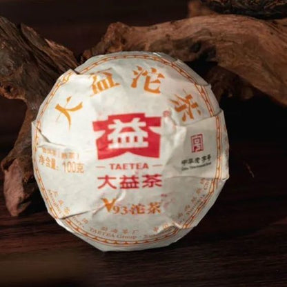 2022 Yr Dayi V93 Puer Shu Tea 500g Batch 2201 Ripe Pu Erh TAETEA Puer Tea